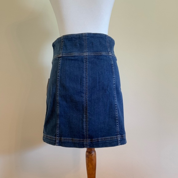 NWT Free People Denim Skirt - Picture 5 of 8